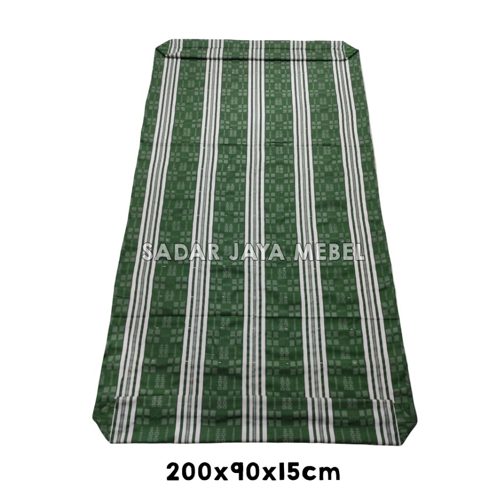 200×90cm tinggi 15,20,25cm urung/sarung/kulit kasur RRT asli merek lonceng adem kuat tebal awet suda