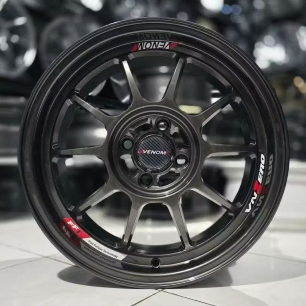 velg ring 16 VENOM ZERO lebar 7 et 42 velg r16 Fronx mobilio freed raize city vios brio