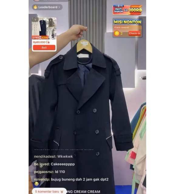 jaket/long coat umroh