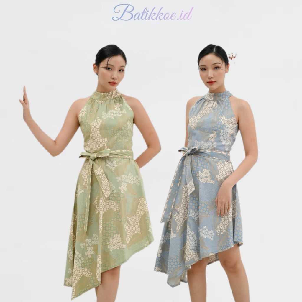 Dress 254 ICE -Dres Batik Modern/Batik Wanita / Batik Jumbo / Couple Batik