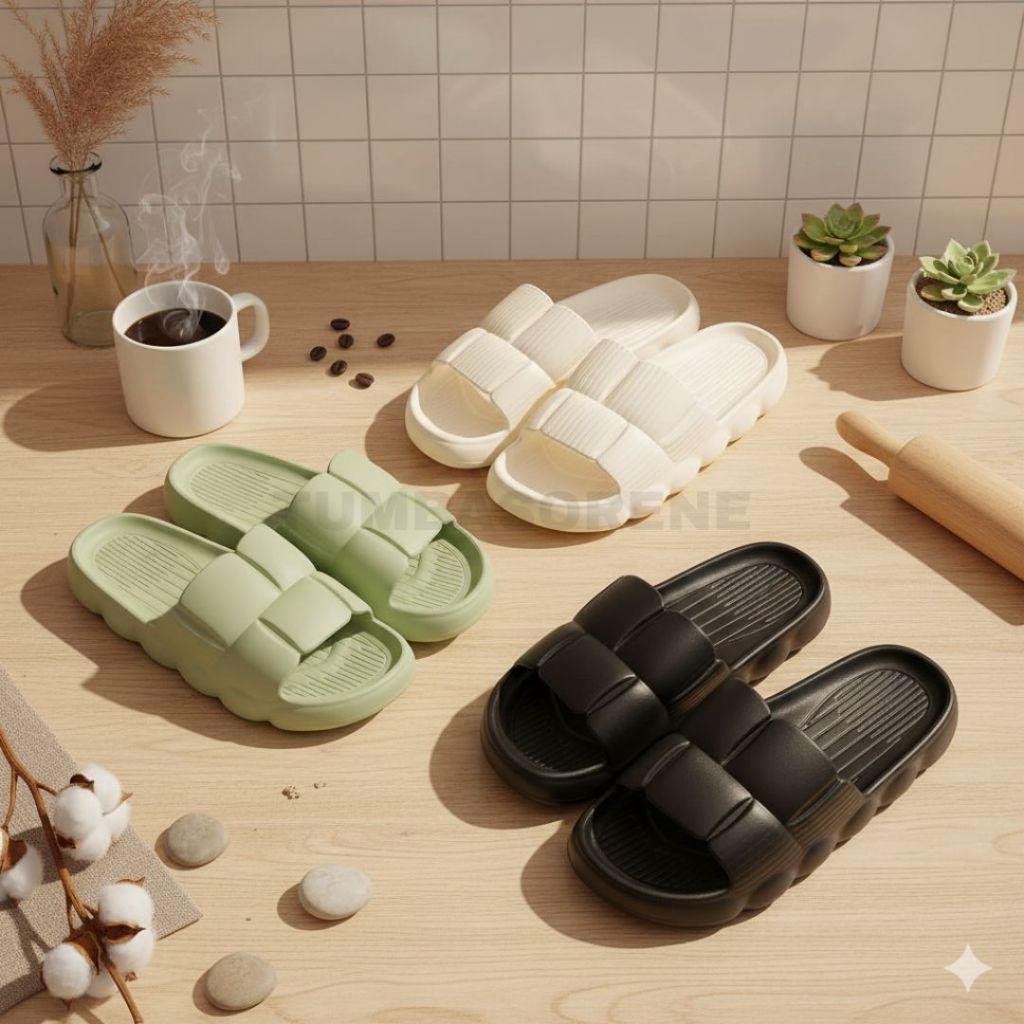 sandal wanita | sandal selop | Sandal Selop Rumah Karet EVA Empuk Lembut Nyaman