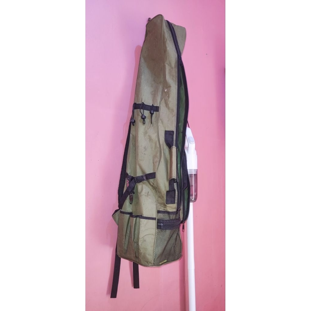 tas pancing bekas masih bagus