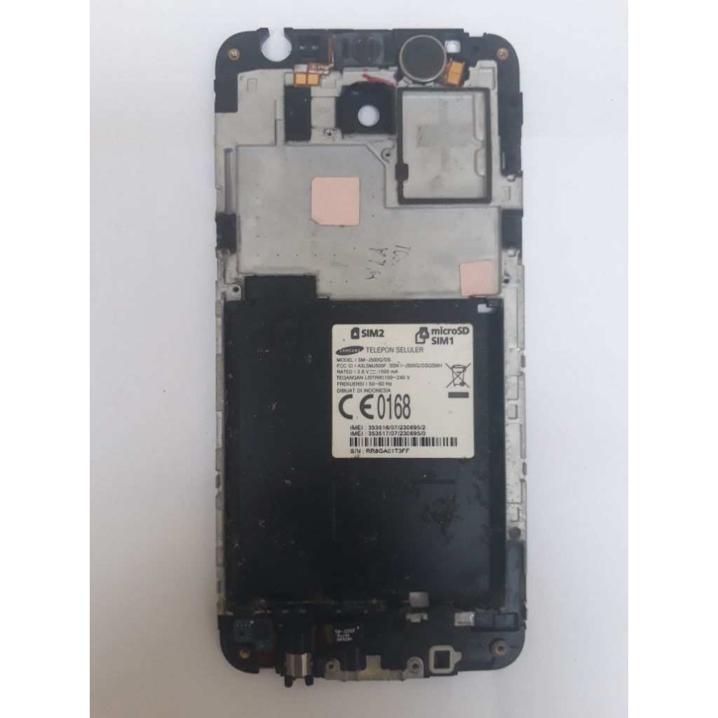 BAZZEL TATAKAN LCD SAMSUNG J500 J5 2015 ORI COPOTAN