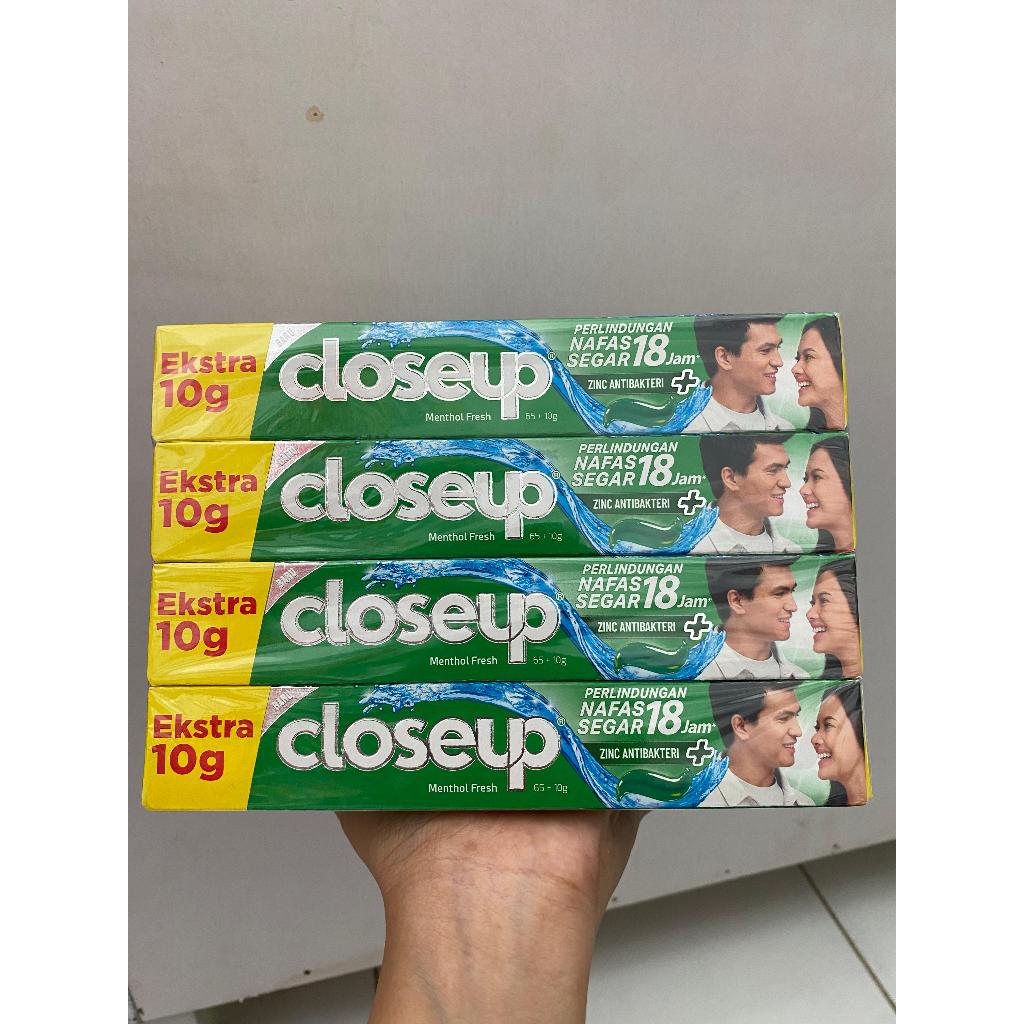 Closeup Pasta Gigi Green 160g + 20g – Rasa Mint Segar – Nafas Lebih Fresh & Gigi Bersih – Perlindung