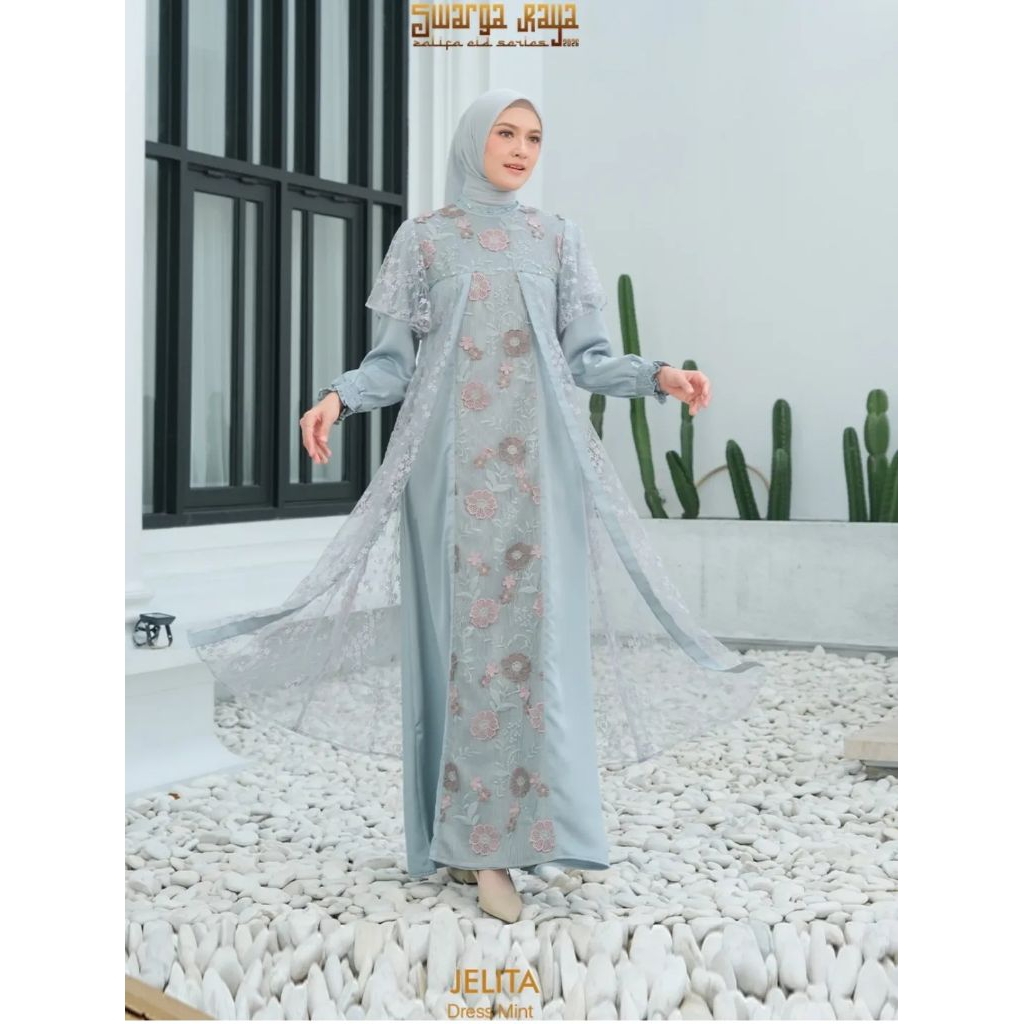Zalifa Dress Jelita Terbaru.Jelita Dress Zalifa.Zalifa Dress Terbaru.Jelita.Swarga Raya.Terbaru