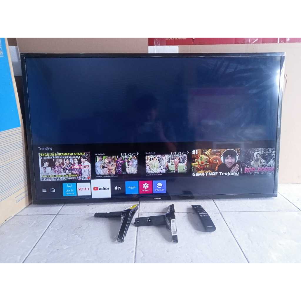 SMART TV Samsung 43 inci FHD Sudah bisa YouTube Digital TV Kondisi bekas pemakaian 6639F