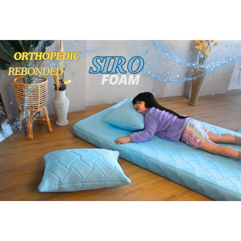 Kasur Busa D70 PADAT SIRO FOAM ORTHOPEDIC BUSA REBONDED Tebal 10cm/11cm QUILTING  ANTI GEMBOS/Kasur 