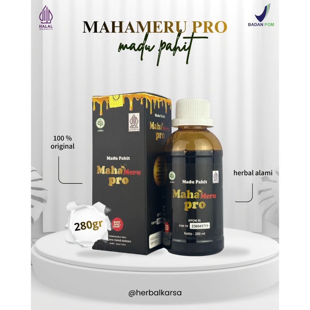 Madu Pahit Mahameru Pro 280ml Turunkan Gula Darah