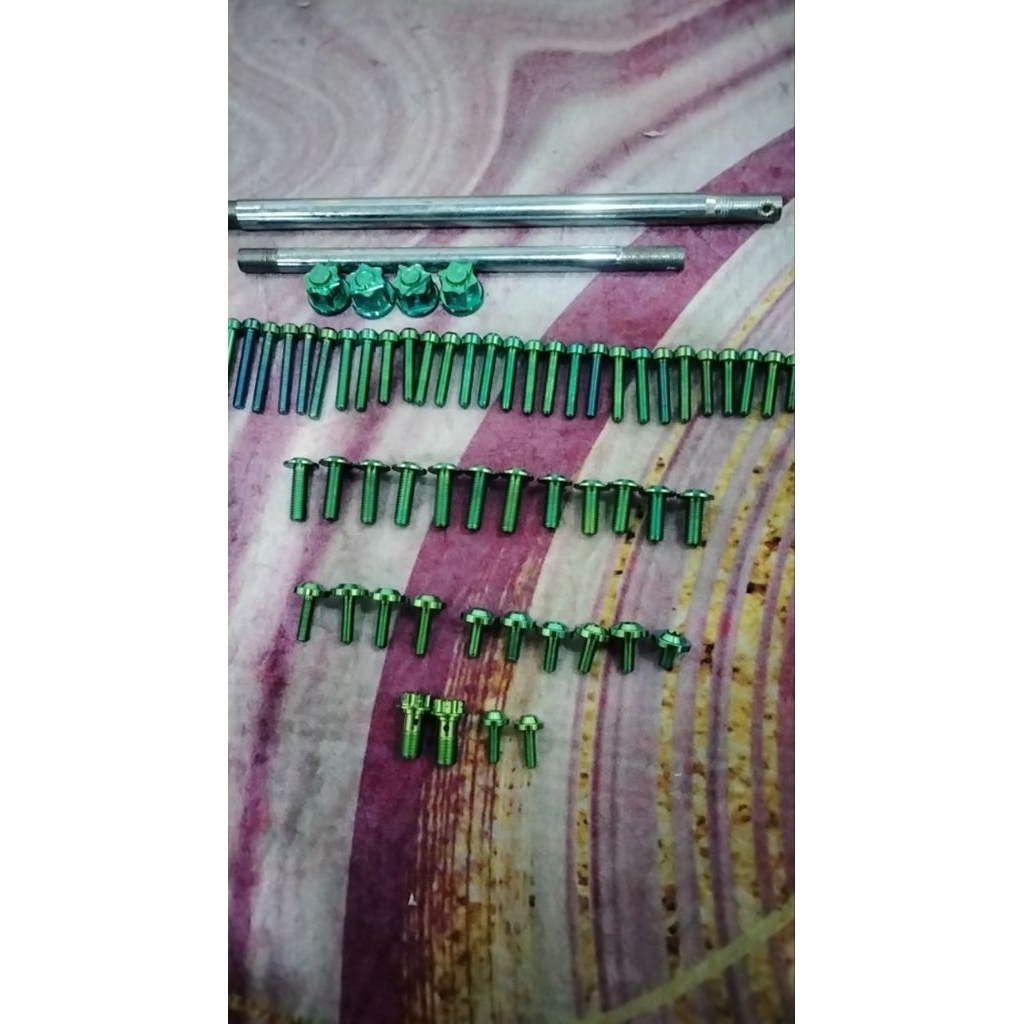 baut titanium set untuk Cb150r LED New