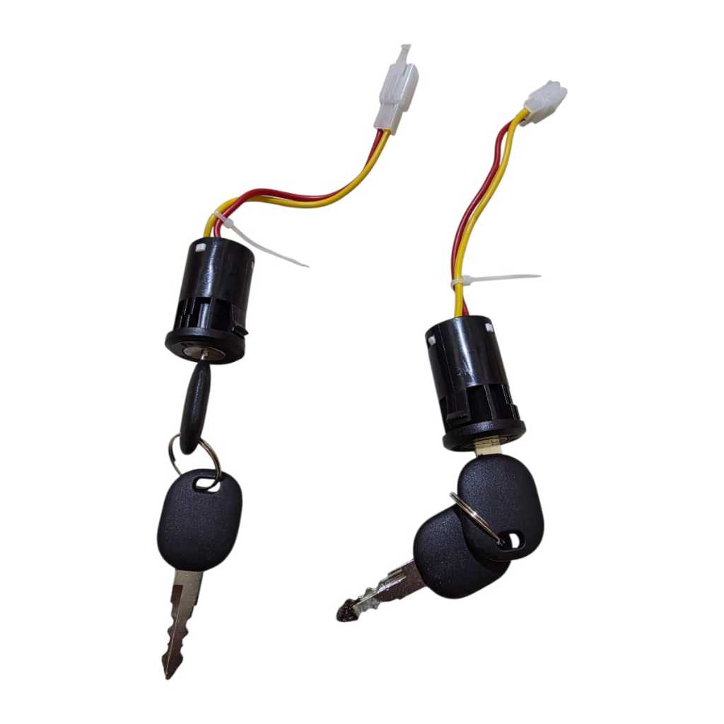 CUCI GUDANG Kunci Kontak Sepeda Listrik 2 Size M Kabel Kunci Elektrik Motor Untuk Sepeda Listrik On 