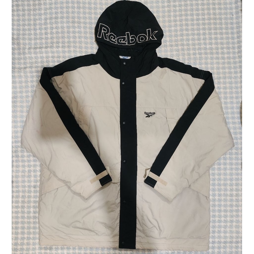 jacket outdoor reebok vintage big logo size XXL full bordir