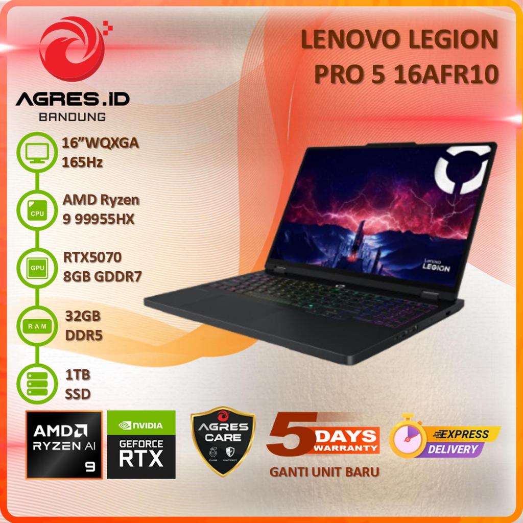 LENOVO LEGION PRO 5 16AFR10 RYZEN 9 9955HX RTX5070 32GB 1TB 16" WQXGA OLED 165HZ