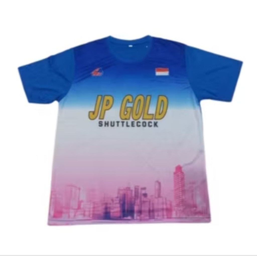 Jersey JP Gold Biru Hitam