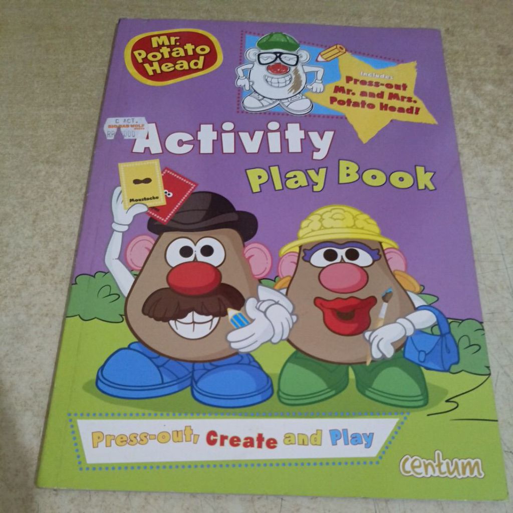 Buku Activity Play Book Mr.Potato Head