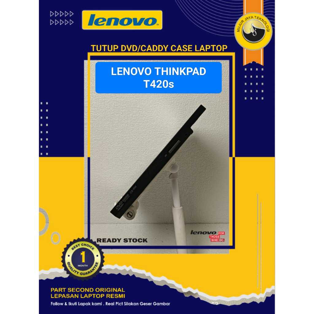 DVD Caddy Tutup Case Cover Laptop Lenovo Thinkpad T420s Second Original