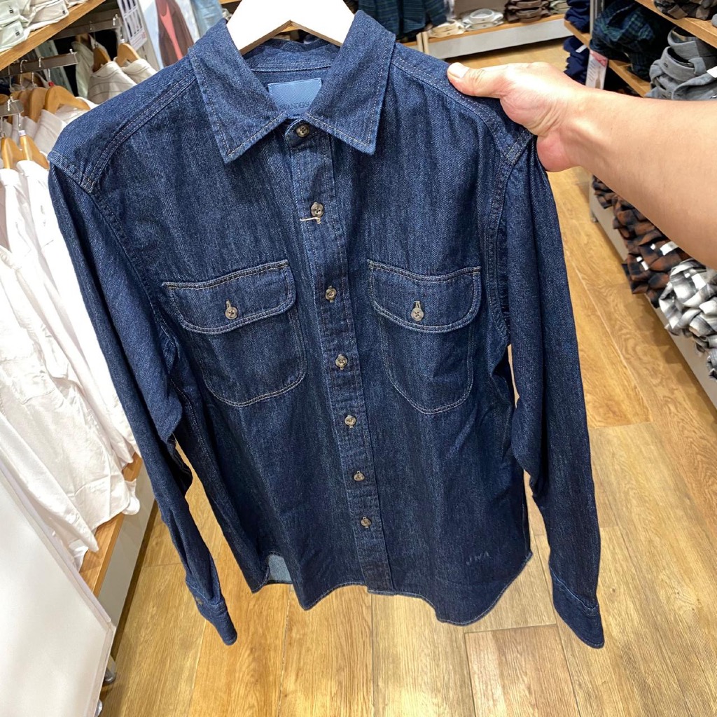 Jastip. Kemeja Denim Uniqlo X JW Anderson (MAN)