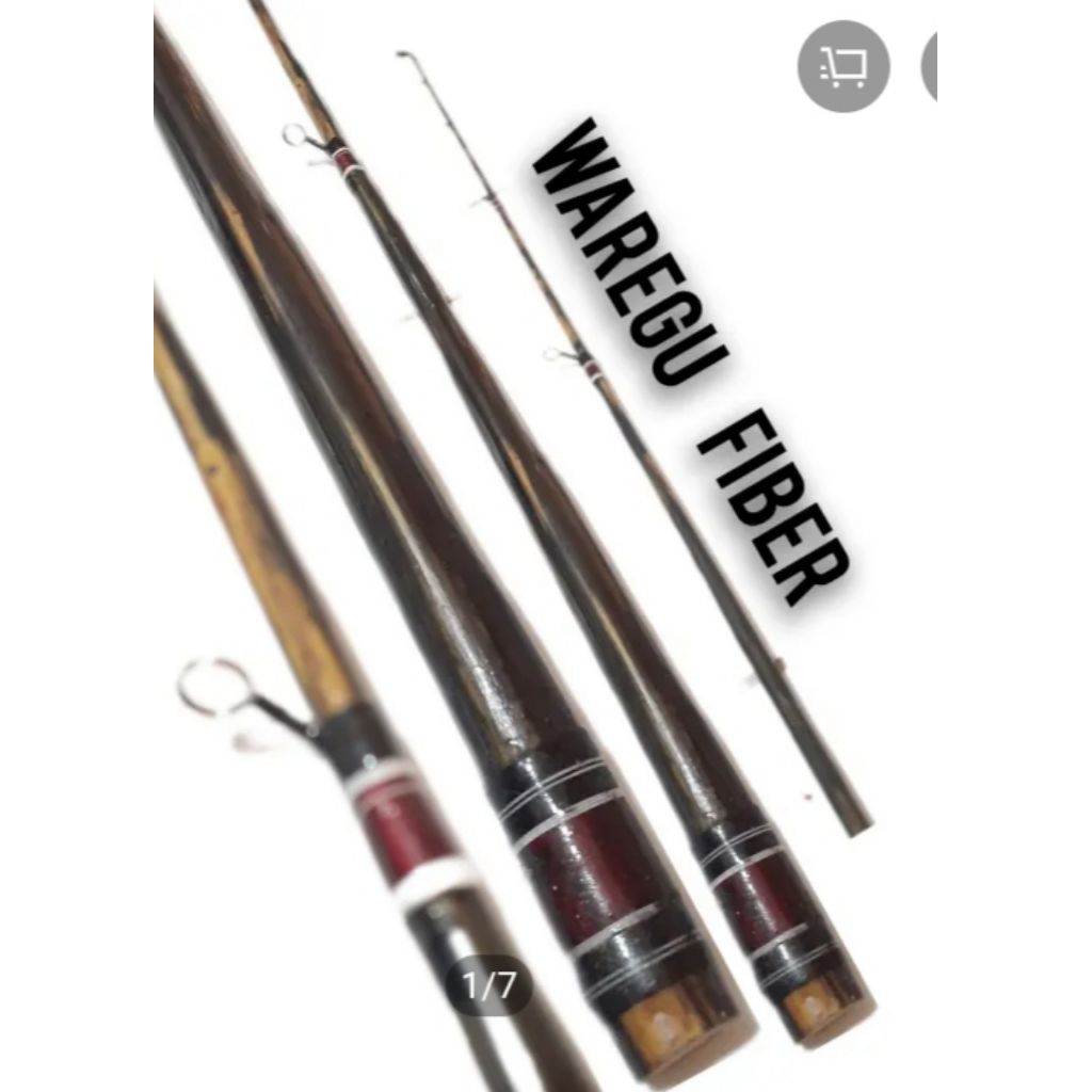 joran pancing waregu fiber manualan siap pakai