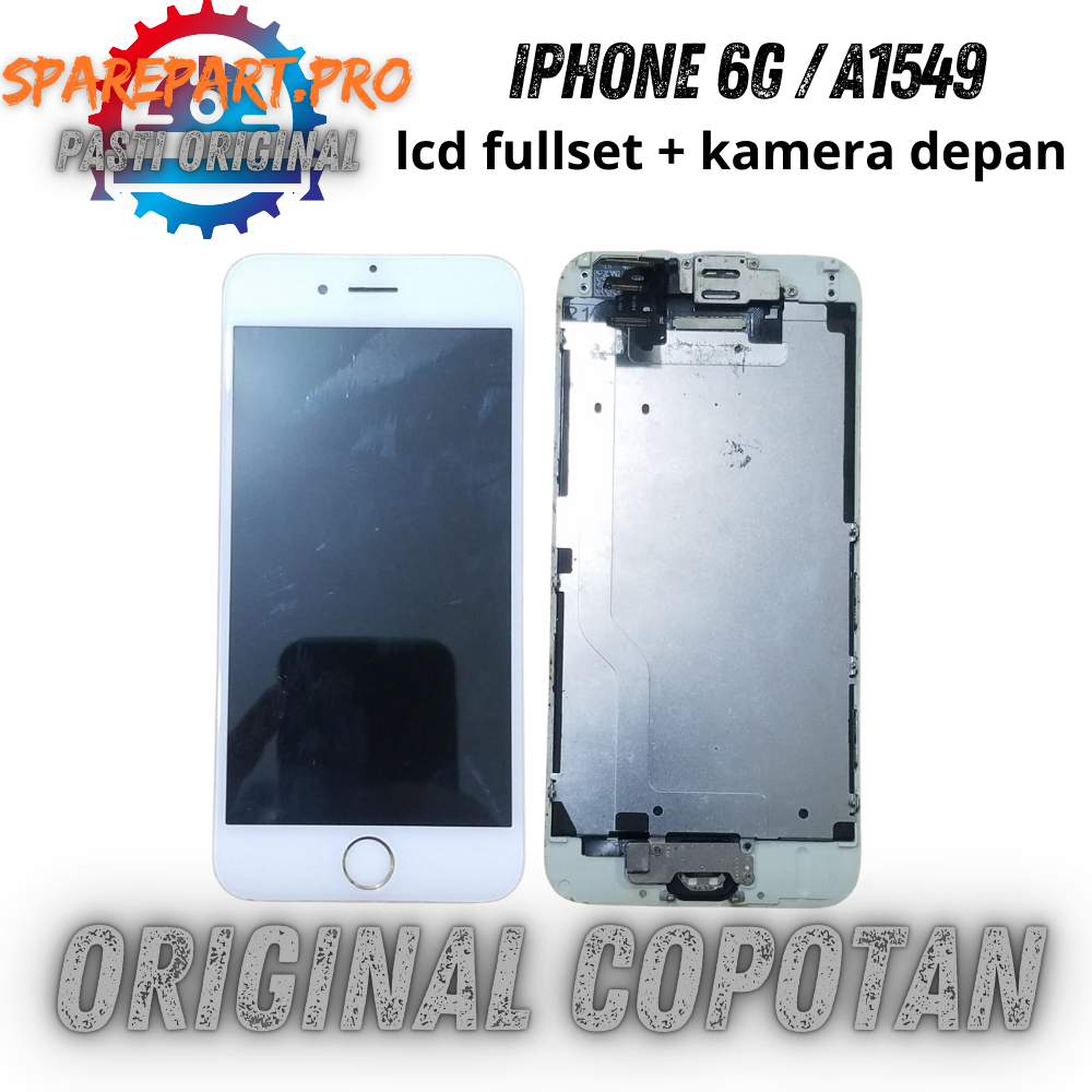 lcd backdoor housing ori copotan iphone 6g ip 6