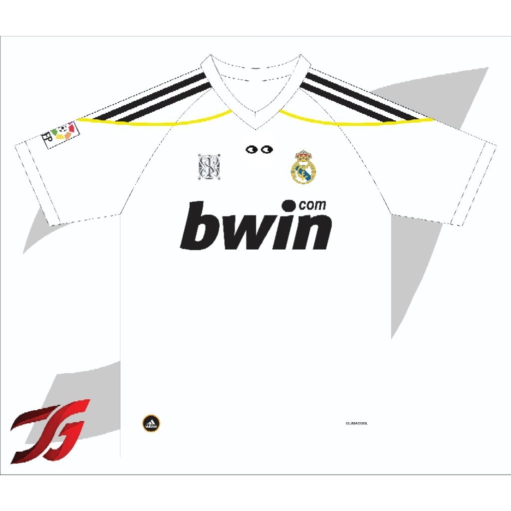 JERSEY REAL MADRID 2009-2010 x 2010-2011