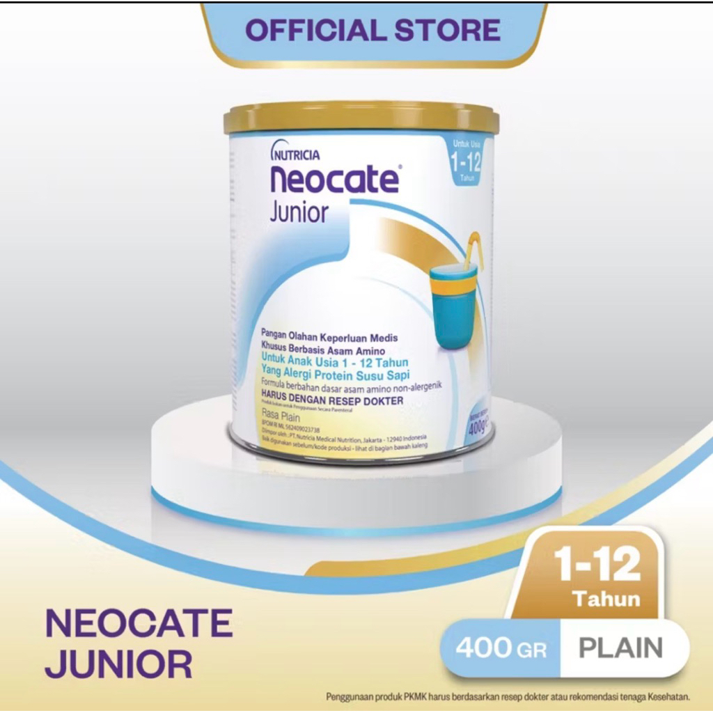 Susu Formula Neocate Junior 400gr Alergi Sapi