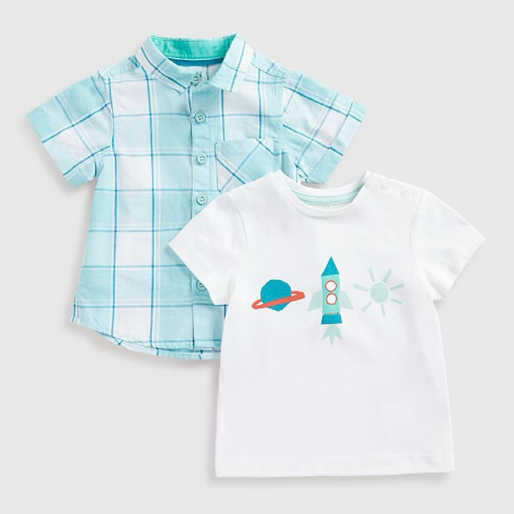 Mothercare MC set kemeja roket sale @220k