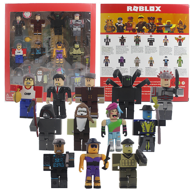 dIY ISI 12 PC IN 1 BOX /  LIMITED MAINAN ANAK FIGURE ROBOT ROBLOX PAJANGAN KUE / DASHBOARD MEJA MOBI