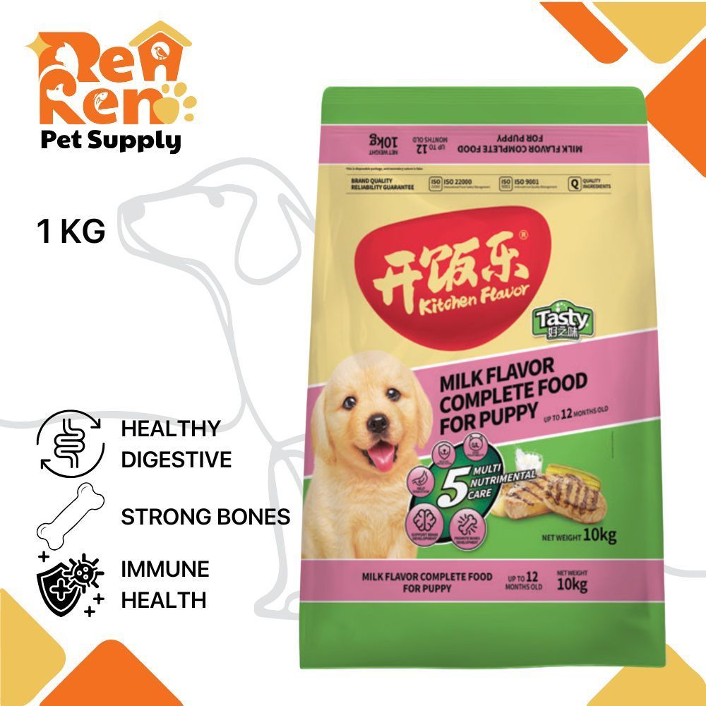Kitchen Flavor Tasty Milk Puppy Dog Food Repack 1kg