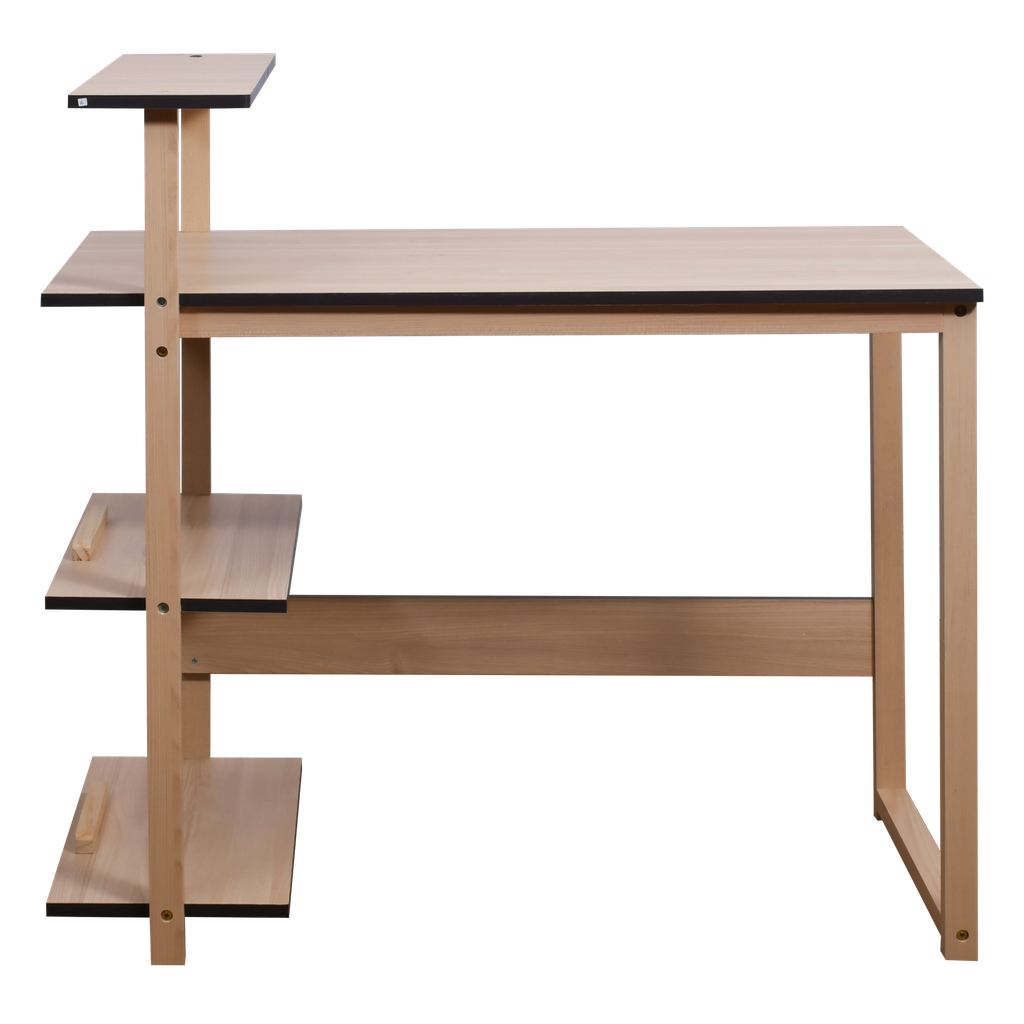 Offo Living - Meja Tulis Meja Belajar dengan Rak Buku AIKO - MTSL-1