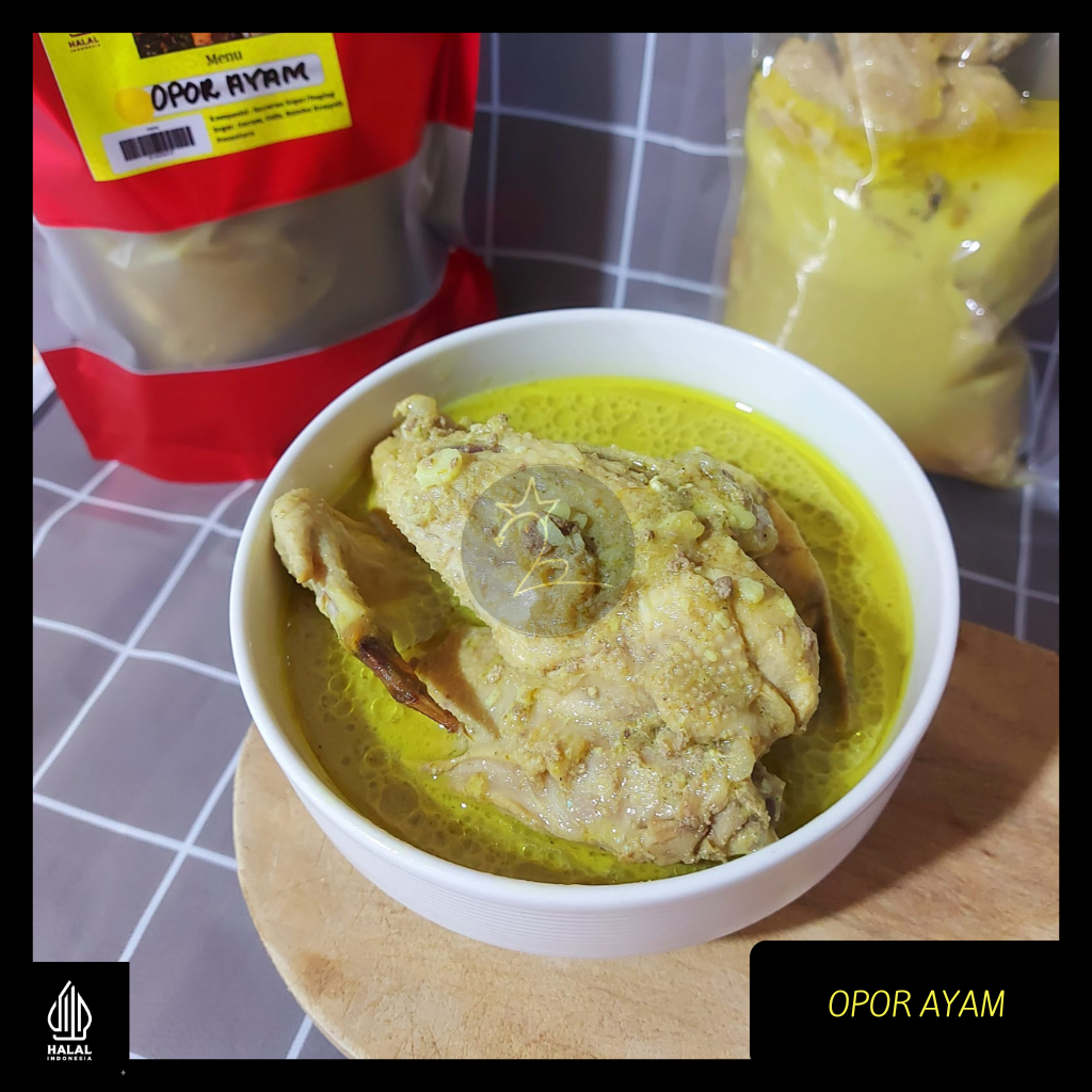 Su Chi - opor ayam frozen vakum 500gr isi 4