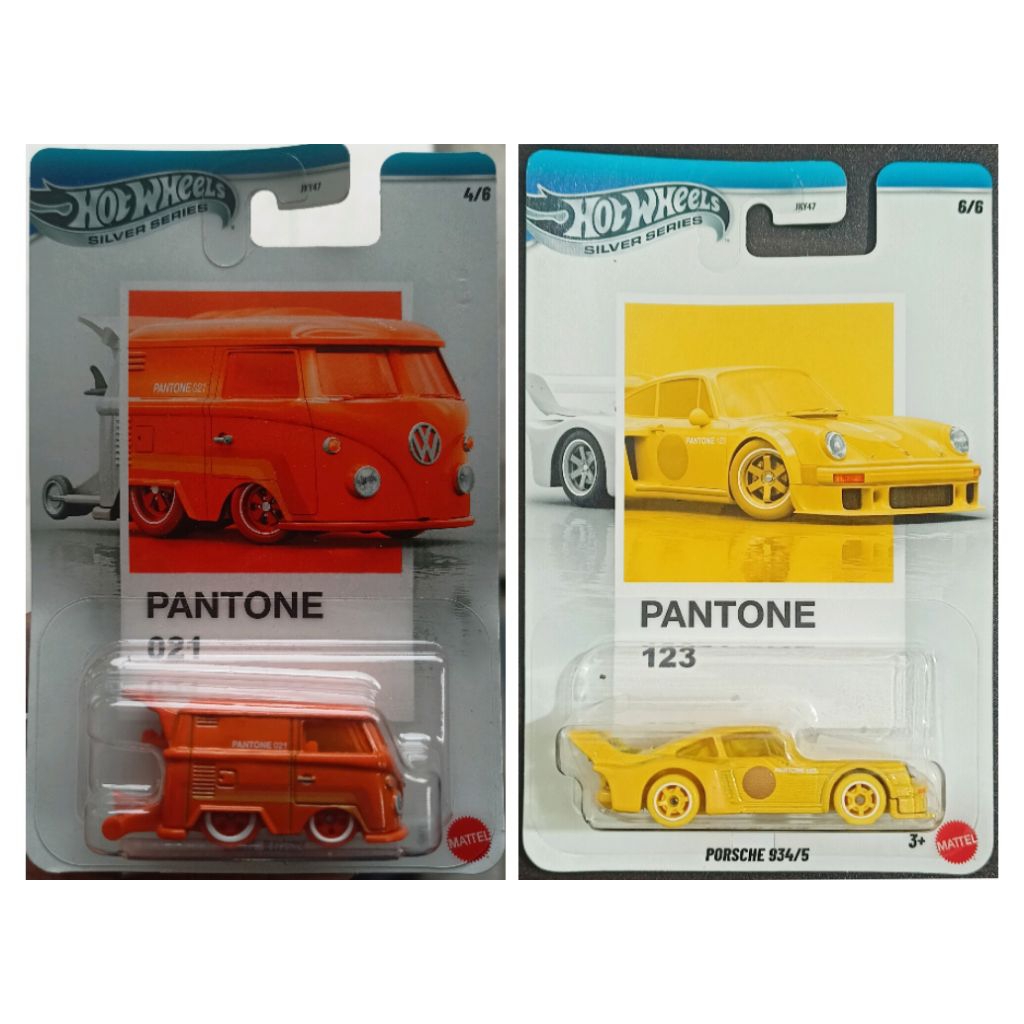 Paket Hot Wheels Pantone Porsche 934/5 & VW Combi