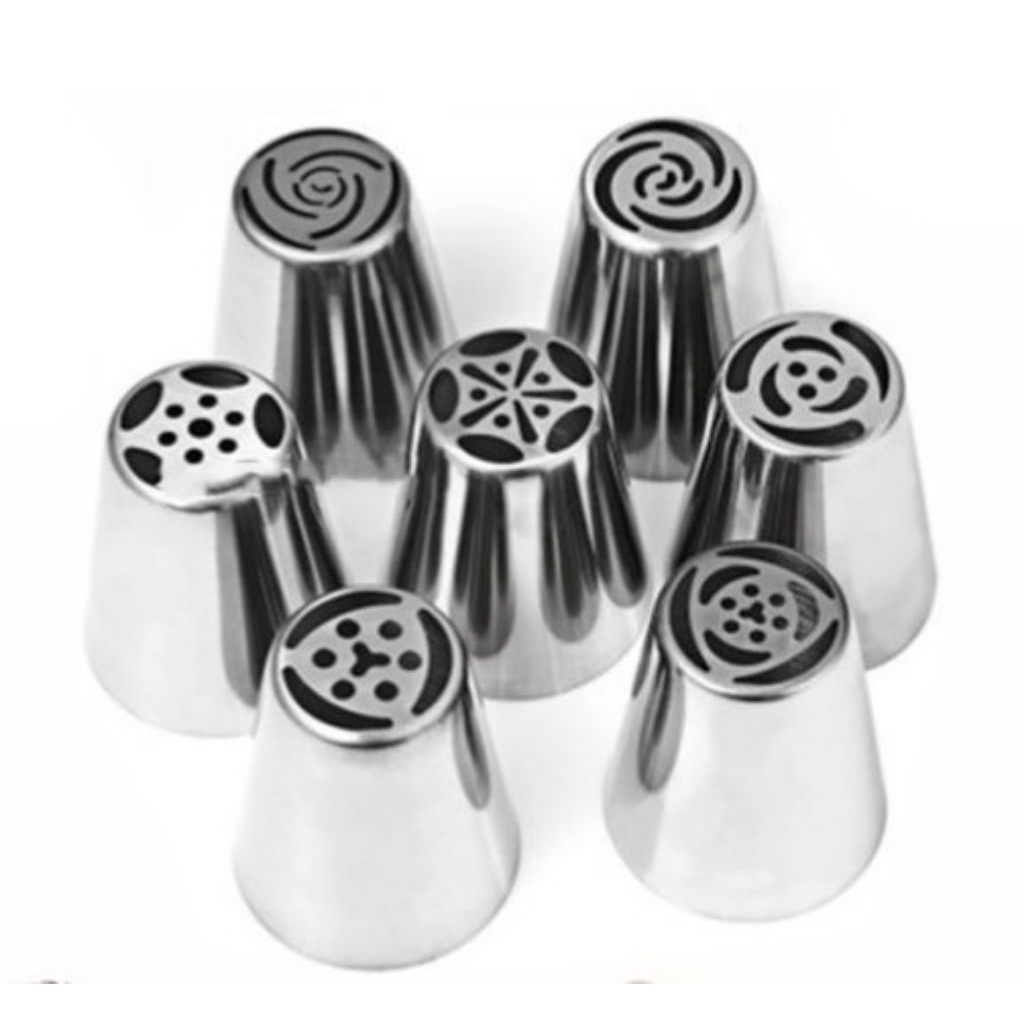 NEW | Spuit Russia Rusian Stainless Tanpa dan ada sambungan Cake Decoration Bunga Cream Cake bunga f