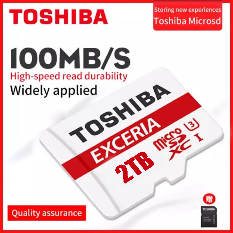 MEMORY TOSHIBA MICRO SD 32G / 64G / 128G / 256G / 512G / 1TB / 2TB  MEMORY CARD MURAH HP CCTV MP3 MM