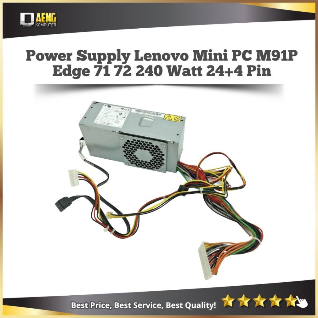 PSU Power Supply PC Lenovo Mini ThinkCentre M91P Edge71 Edge72 24+4 Pin 240W Acbel Liteon FSP Origin