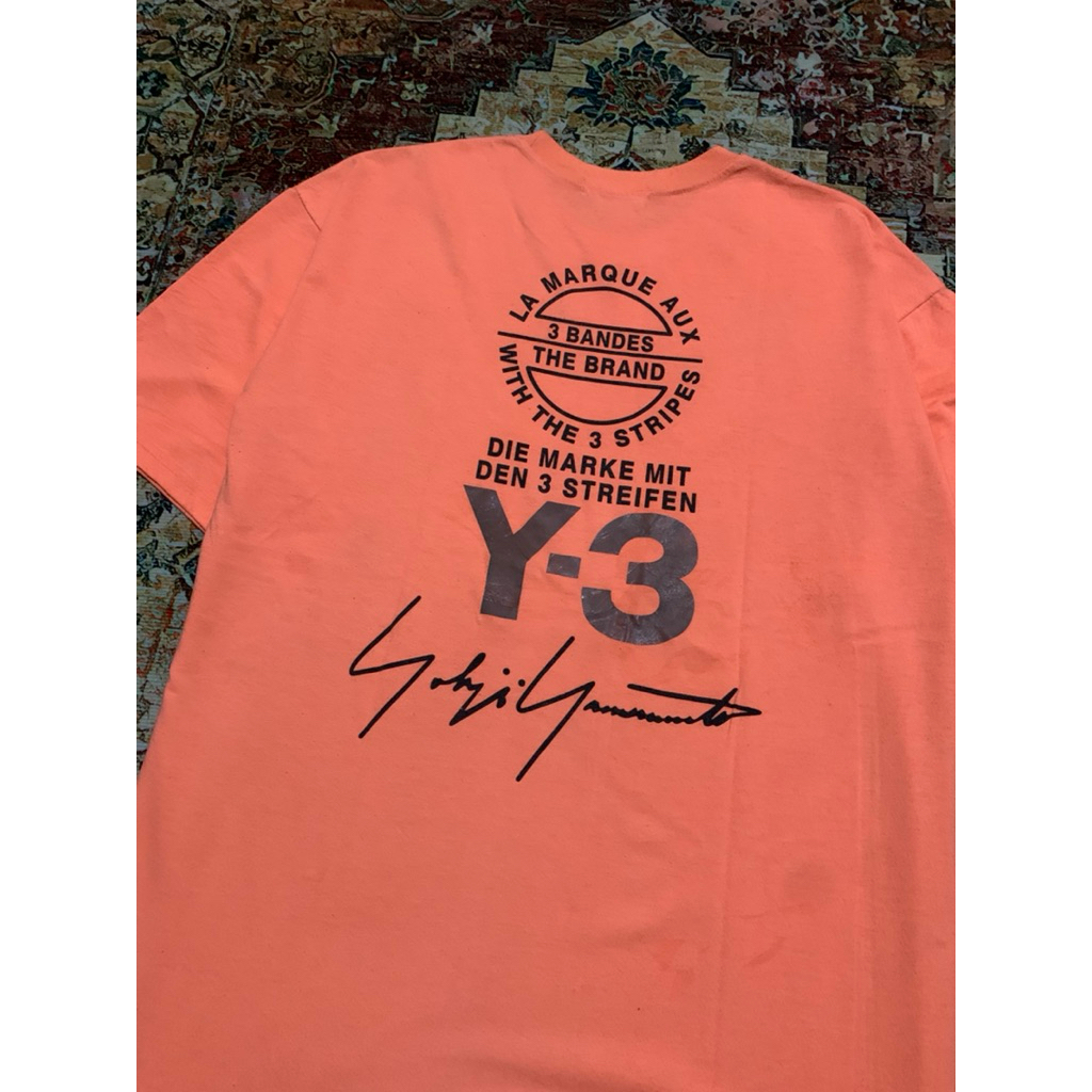 Tshirt Y-3 Yohji Yamamoto Orange
