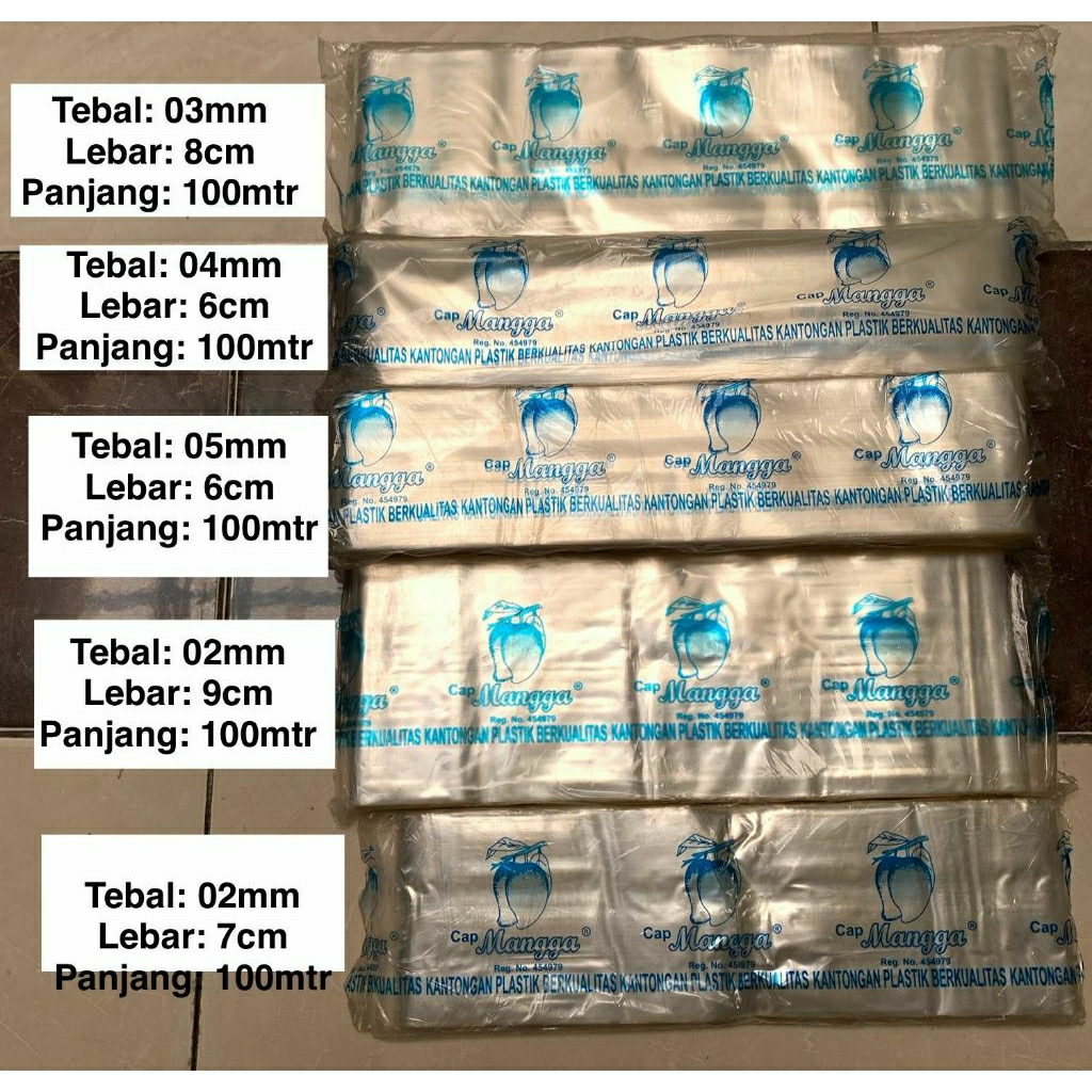 KANTONG PLASTIK BENING bonus biji tanaman