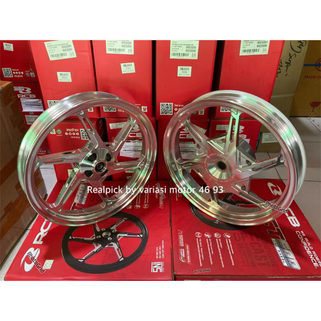VELG RCB CT600 MIO SPORTY / MIO SOUL PELEK MIO RCB CNC CT 600 185x14 & 215x14