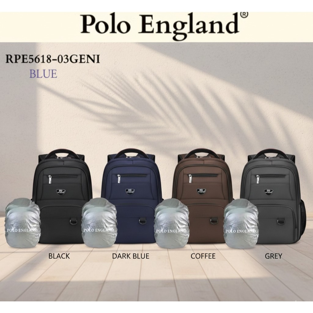 Polo England - Tas Ransel Polo England Multifungsi Elegan Tas Backpack Laptop Tas RPE5618-03