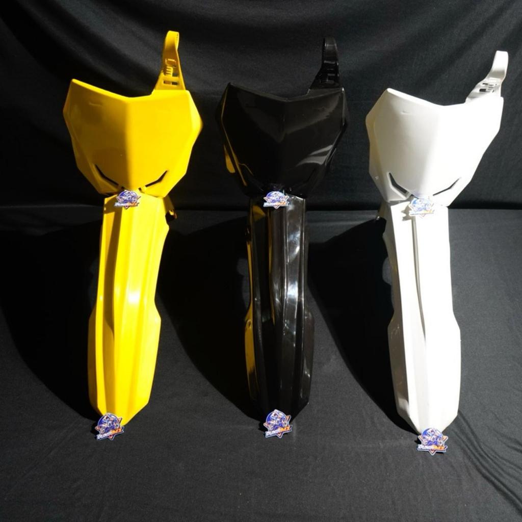 SEPAKBOR DEPAN RMZ 450 DAN PAPAN NOMOR RMZ 450 COVER BODY RMZ 450 RMZ 450 SPAKBOR DEPAN RMZ 450 SLEB