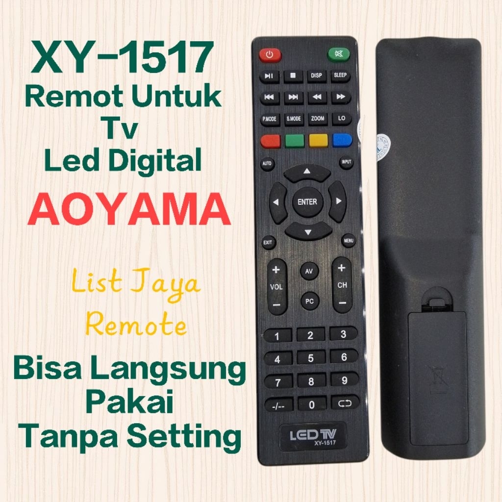Remote Untuk Tv LCD LED Aoyama