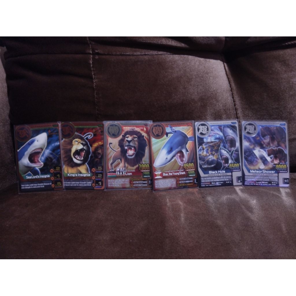 Animal Kaiser+ Combo Pack Lion & Blue ORI (Bonus 1 Silver AK+ Card Random)