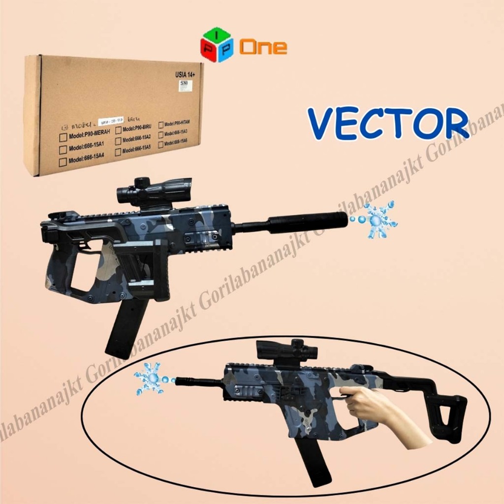 Mainan Wgg kriss Vector Army Otomatis only