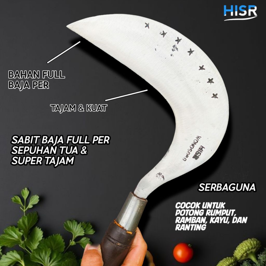 Arit baja per full baja asli HISR kuat dan tajam