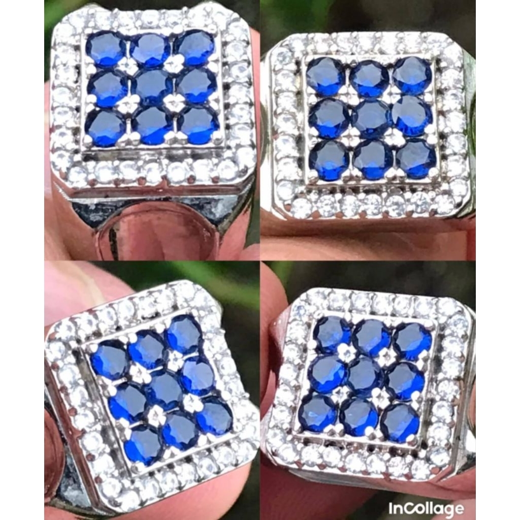 CINCIN STAMP BLUE ZIRCON