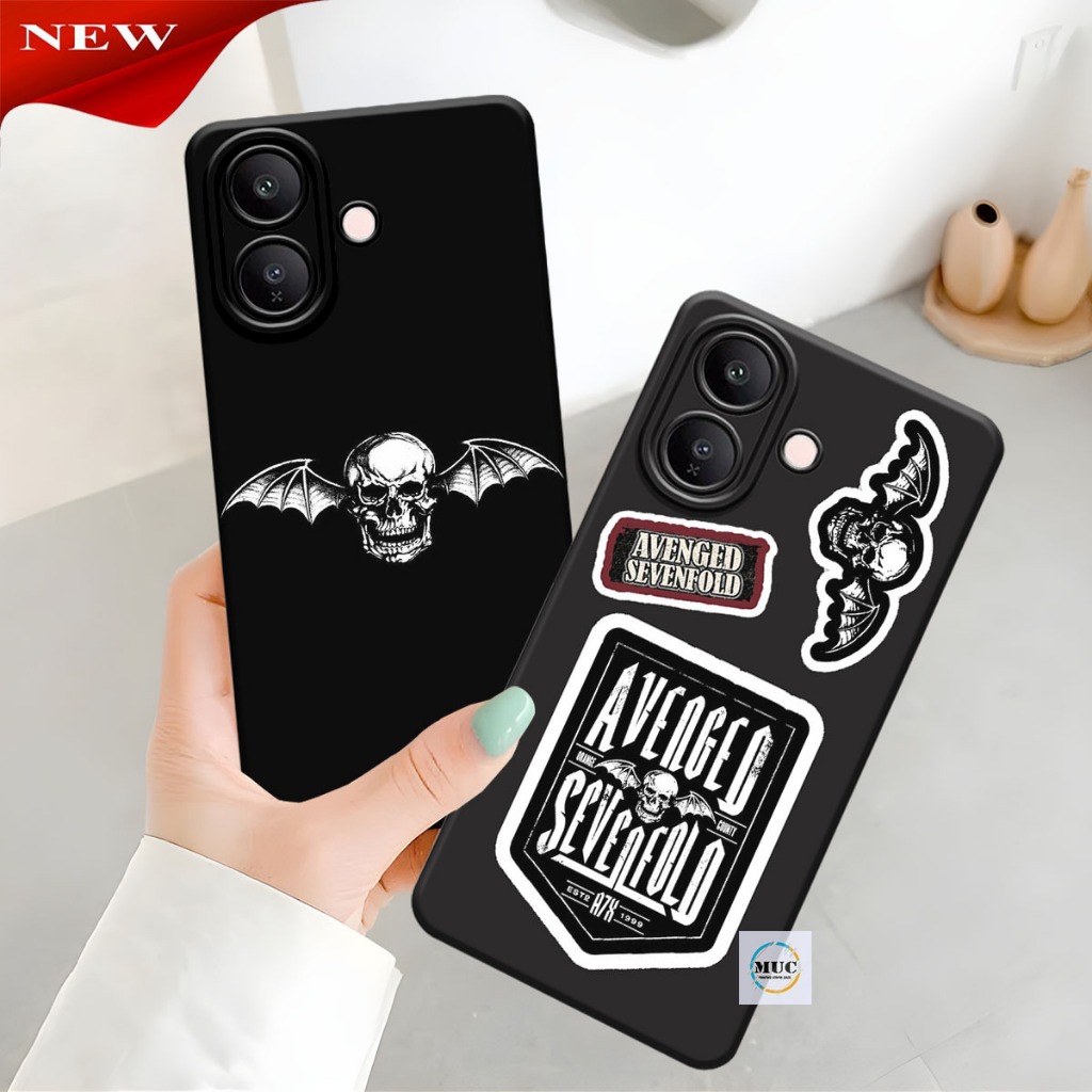 Case For Hp Vivo V60 Lite - Vivo V40 Lite - Vivo V50 Lite Case Hp Motif Avenged Sevenfold - Case Hp 