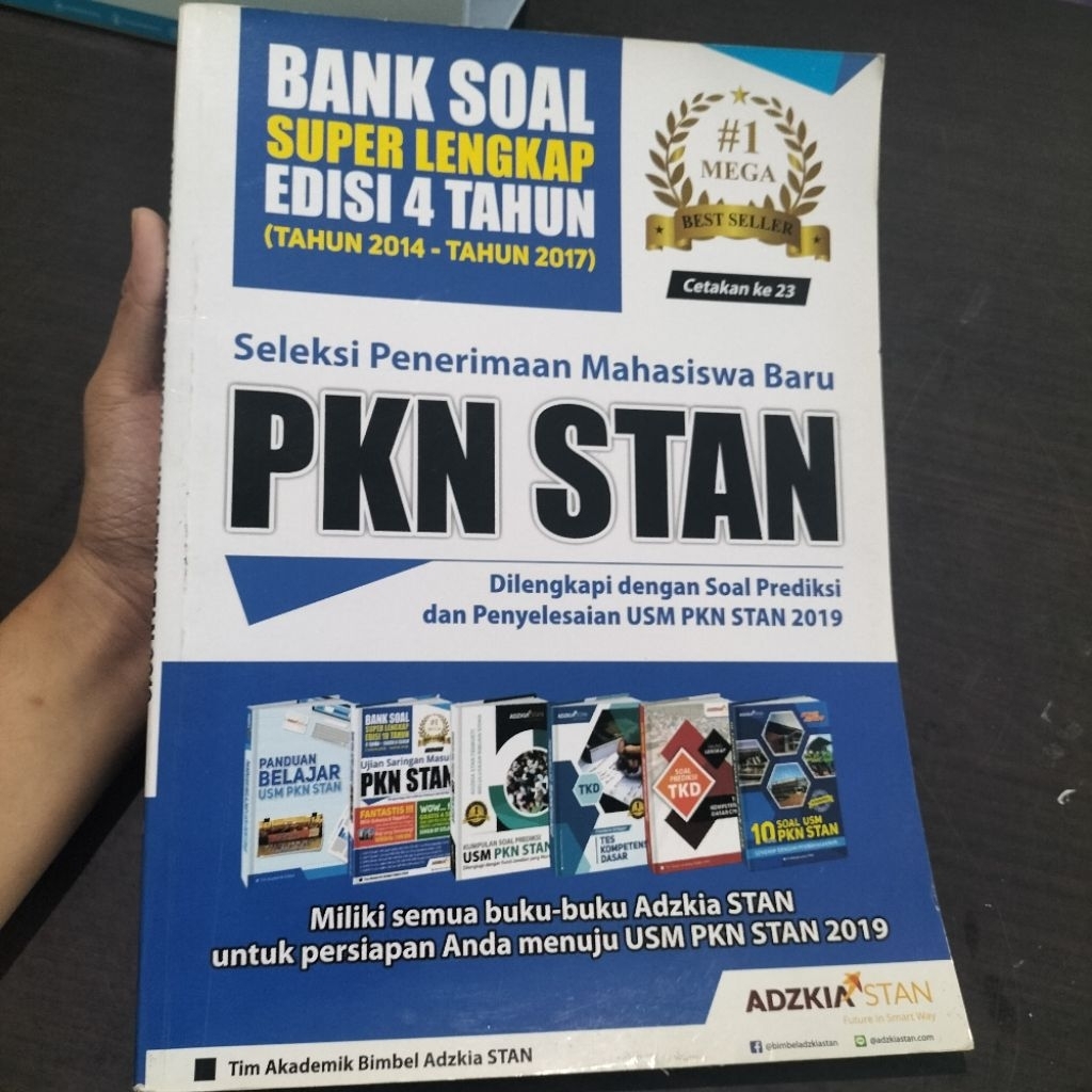 Buku SPMB PKN STAN Penerbit Adzkia