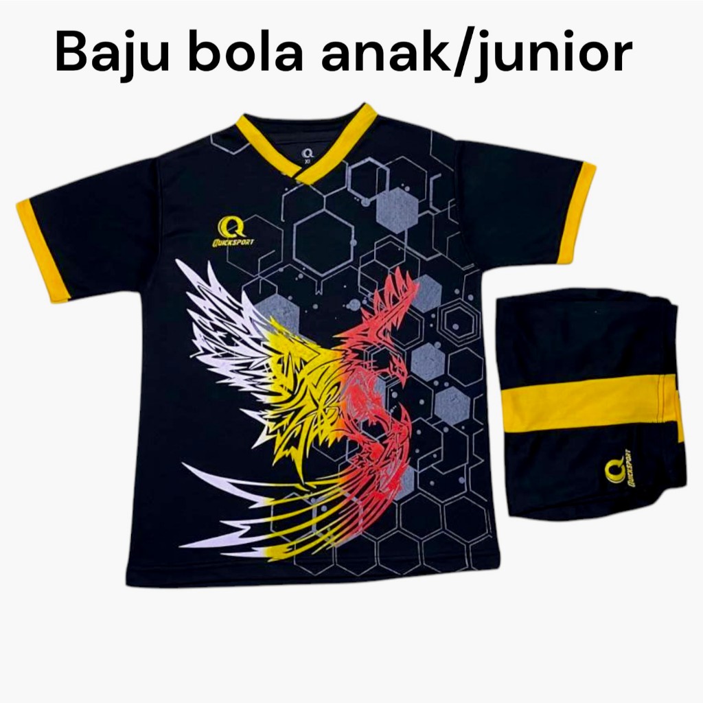 Jersey Anak Bahan dry-fit nyaman