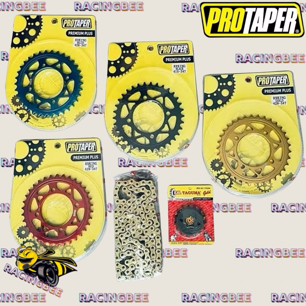 GEAR SET 428 RX KING JUPITER Z FIZR VEGA MX LAMA MX NEW PROTAPER RACING ORIGINAL