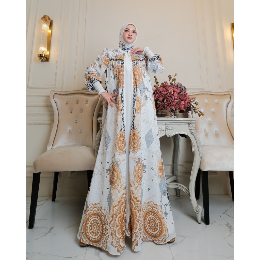 BISA COD (JANNAH  SERIES BY ALYA SYARI ORI PREMIUM GAMIS ALYA TERBARU