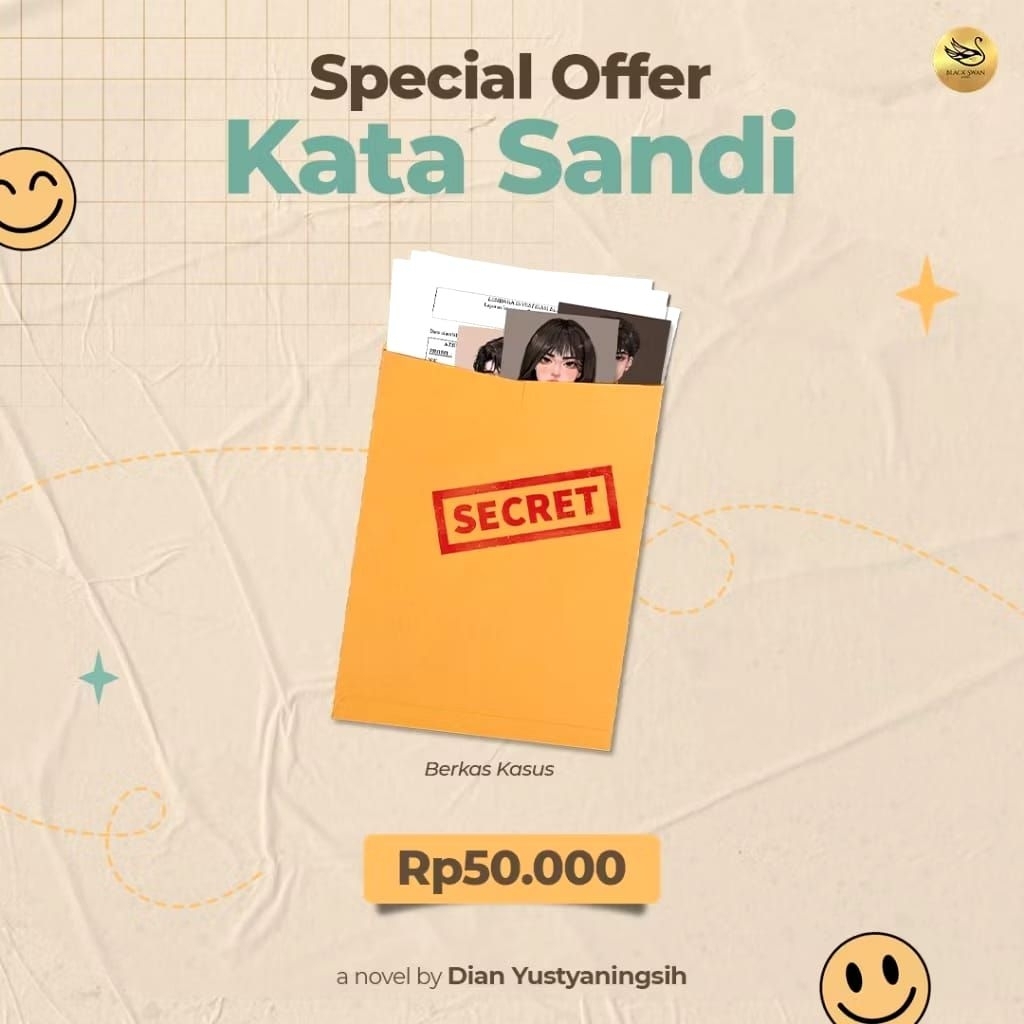 Merchandise Novel Kata Sandi (HANYA MERCH, BUKAN NOVEL)