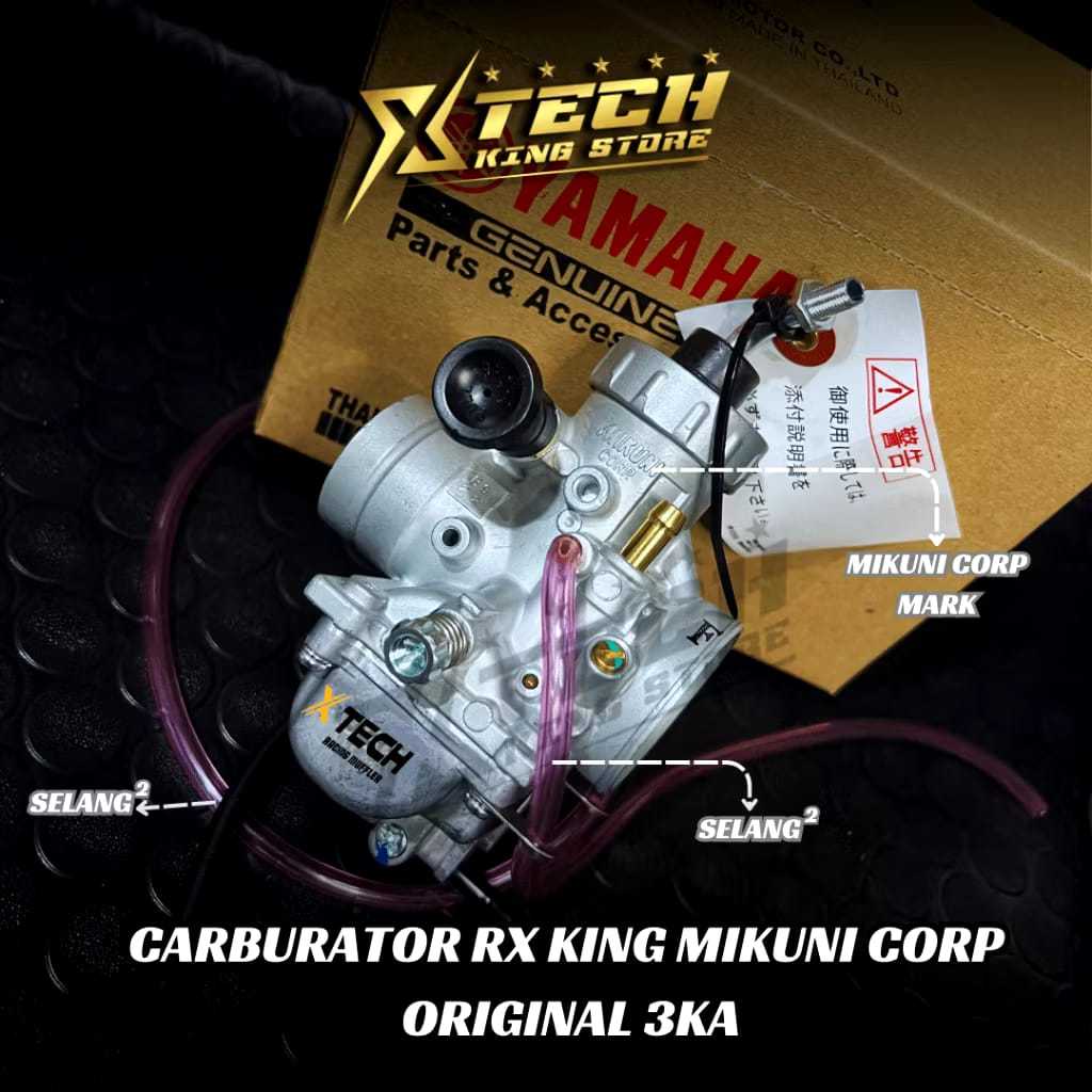 CARBURATOR RX KING ORIGINAL MIKUNI CORP ORIGINAL 3KA MIKUNI CORP CARBU RXK/CARBURATOR RX